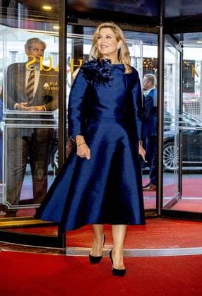 Scheveningen, The Netherlands, 2026-02-26 17:59:08 Scheveningen, February 26, 2026, Grand Hotel Kurhaus. Queen Maxima attends the annual Iftar gathering of MKB Den Haag at the Grand Hotel Kurhaus in Scheveningen. Iftar is the meal Muslims eat immediately after sunset during Ramadan to break the fast. PHOTO: NLBeeld POOL Albert Nieboer Credit: NL Beeld Patrick van Emst  Copyright: xx x
