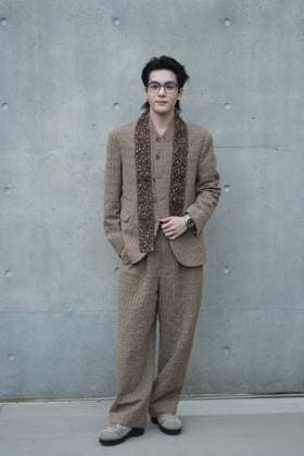 Milan, Milan Women s Fashion Week: Fall Winter 2026 27 - Women s Fashion, Fall Winter 2026 27 - Emporio Armani fashion show - arrivals in the photo: Joseph Zeng  Copyright: x xipa-agency.netx xRiccardoxGIordanox IPA_Agency_IPA72059821