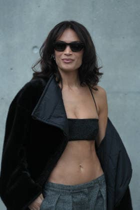 Milan, Milan Women s Fashion Week: Fall Winter 2026 27 - Women s Fashion, Fall Winter 2026 27 - Emporio Armani fashion show - arrivals in the photo: Elodie  Copyright: x xipa-agency.netx xRiccardoxGIordanox IPA_Agency_IPA72059864