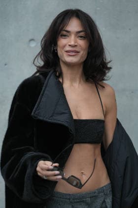 Milan, Milan Women s Fashion Week: Fall Winter 2026 27 - Women s Fashion, Fall Winter 2026 27 - Emporio Armani fashion show - arrivals in the photo: Elodie  Copyright: x xipa-agency.netx xRiccardoxGIordanox IPA_Agency_IPA72059870