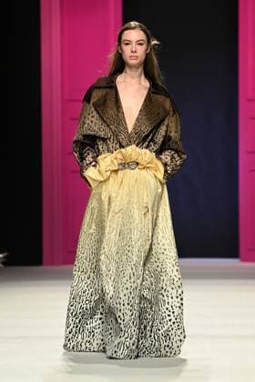 Milan, Milan Women s Fashion Week: Fall Winter 2026 27 - Women s Fashion, Fall Winter 2026 27 - Genny fashion show - catwalk in the photo: Model  Copyright: xRiccardoxGiordanox xipa-agency.netx xRiccardoxGIordanox IPA_Agency_IPA72060576