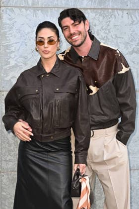 Milan, Milan Women s Fashion Week Fall Winter 2026 27 - Women s Fashion, Fall Winter 2026 27 - Emporio Armani fashion show - arrivals in the photo: guest  Copyright: xSimonaxChiocciax xipa-agency.netx xFotosickix IPA_Agency_IPA72061379