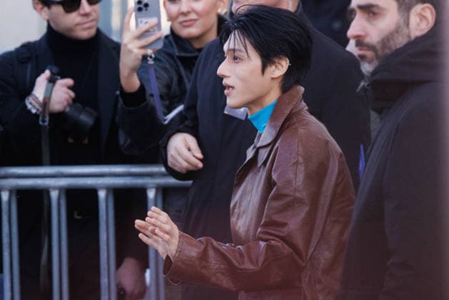 News - Prada - Celebrity Arrivals - Milan Fashion Week - Womenswear Fall Winter 2026 2027 Wooyoung is seen arriving at the Prada fashion show during the Milan Menswear Fall Winter 2026 2027 Fashion Week on February 26, 2026 in Milan, Italy. Photo: Cinzia Camela. Milan Fondazione Prada Italy Copyright: xCinziaxCamelax xLiveMediax LPN_2317250