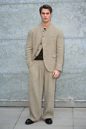 Milan, Milan Women s Fashion Week Fall Winter 2026 27 - Women s Fashion, Fall Winter 2026 27 - Emporio Armani fashion show - arrivals in the photo: Nicholas Galitzine  Copyright: xSimonaxChiocciax xipa-agency.netx xFotosickix IPA_Agency_IPA72061517