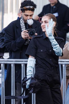 News - Prada - Celebrity Arrivals - Milan Fashion Week - Womenswear Fall Winter 2026 2027 Chiara Ferragni is seen arriving at the Prada fashion show during the Milan Menswear Fall Winter 2026 2027 Fashion Week on February 26, 2026 in Milan, Italy. Photo: Cinzia Camela. Milan Fondazione Prada Italy Copyright: xCinziaxCamelax xLiveMediax LPN_2317281