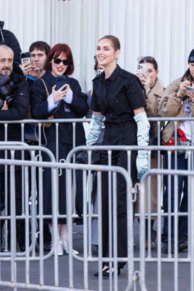 News - Prada - Celebrity Arrivals - Milan Fashion Week - Womenswear Fall Winter 2026 2027 Chiara Ferragni is seen arriving at the Prada fashion show during the Milan Menswear Fall Winter 2026 2027 Fashion Week on February 26, 2026 in Milan, Italy. Photo: Cinzia Camela. Milan Fondazione Prada Italy Copyright: xCinziaxCamelax xLiveMediax LPN_2317284