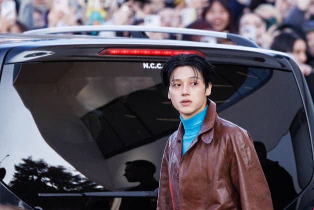 News - Prada - Celebrity Arrivals - Milan Fashion Week - Womenswear Fall Winter 2026 2027 Wooyoung is seen leaving the Prada fashion show during the Milan Menswear Fall Winter 2026 2027 Fashion Week on February 26, 2026 in Milan, Italy. Photo: Cinzia Camela. Milan Fondazione Prada Italy Copyright: xCinziaxCamelax xLiveMediax LPN_2317315