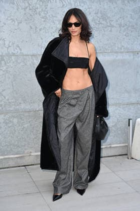 Milan, Milan Women s Fashion Week Fall Winter 2026 27 - Women s Fashion, Fall Winter 2026 27 - Emporio Armani fashion show - arrivals in the photo: Elodie  Copyright: xSimonaxChiocciax xipa-agency.netx xFotosickix IPA_Agency_IPA72061596