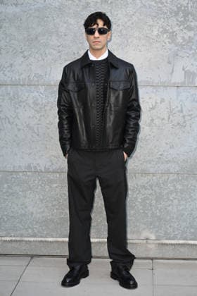 Milan, Milan Women s Fashion Week Fall Winter 2026 27 - Women s Fashion, Fall Winter 2026 27 - Emporio Armani fashion show - arrivals in the photo: Tedua  Copyright: xSimonaxChiocciax xipa-agency.netx xFotosickix IPA_Agency_IPA72061621
