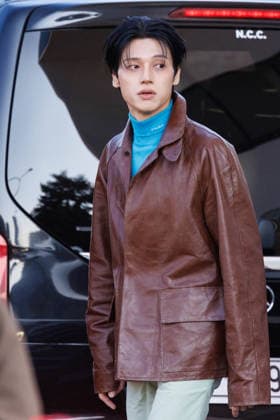 News - Prada - Celebrity Arrivals - Milan Fashion Week - Womenswear Fall Winter 2026 2027 Wooyoung is seen leaving the Prada fashion show during the Milan Menswear Fall Winter 2026 2027 Fashion Week on February 26, 2026 in Milan, Italy. Photo: Cinzia Camela. Milan Fondazione Prada Italy Copyright: xCinziaxCamelax xLiveMediax LPN_2317317