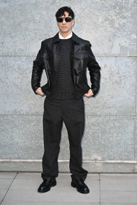 Milan, Milan Women s Fashion Week Fall Winter 2026 27 - Women s Fashion, Fall Winter 2026 27 - Emporio Armani fashion show - arrivals in the photo: Tedua  Copyright: xSimonaxChiocciax xipa-agency.netx xFotosickix IPA_Agency_IPA72061631
