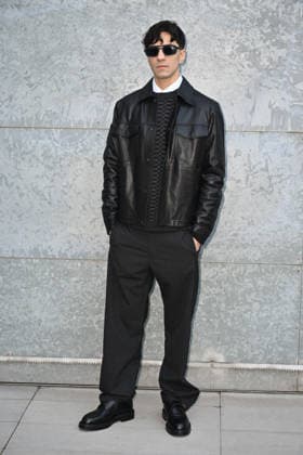 Milan, Milan Women s Fashion Week Fall Winter 2026 27 - Women s Fashion, Fall Winter 2026 27 - Emporio Armani fashion show - arrivals in the photo: Tedua  Copyright: xSimonaxChiocciax xipa-agency.netx xFotosickix IPA_Agency_IPA72061639