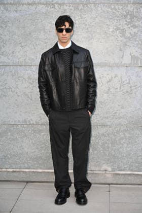 Milan, Milan Women s Fashion Week Fall Winter 2026 27 - Women s Fashion, Fall Winter 2026 27 - Emporio Armani fashion show - arrivals in the photo: Tedua  Copyright: xSimonaxChiocciax xipa-agency.netx xFotosickix IPA_Agency_IPA72061665