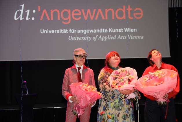 Presentation of the Oskar Kokoschka Prize 2026 Vienna, Angewandte , 26 02 2026 Jakob Lena KNEBL, Ashley Hans SCHEIRL, Natalia GUROVA
