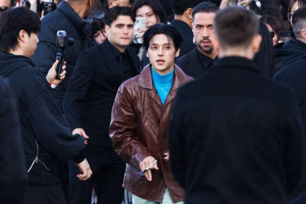 News - Prada - Celebrity Arrivals - Milan Fashion Week - Womenswear Fall Winter 2026 2027 Wooyoung is seen leaving the Prada fashion show during the Milan Menswear Fall Winter 2026 2027 Fashion Week on February 26, 2026 in Milan, Italy. Photo: Cinzia Camela. Milan Fondazione Prada Italy Copyright: xCinziaxCamelax xLiveMediax LPN_2317332