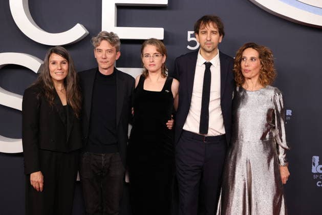 51st Cesar Ceremony - Arrivals Swann Arlaud, Stéphane Demoustier, Lise Fischer and Catherine Cosme arrive at the 51st Cesar Film Awards held at l Olympia on February 26, 2026, in Paris, France. Photo by Jerome Domine ABACAPRESS.COM Paris France  Copyright: xDominexJerome ABACAx