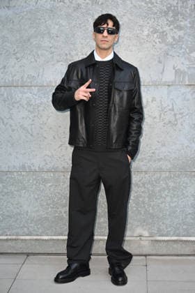 Milan, Milan Women s Fashion Week Fall Winter 2026 27 - Women s Fashion, Fall Winter 2026 27 - Emporio Armani fashion show - arrivals in the photo: Tedua  Copyright: xSimonaxChiocciax xipa-agency.netx xFotosickix IPA_Agency_IPA72061654