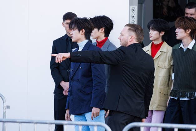 News - Prada - Celebrity Arrivals - Milan Fashion Week - Womenswear Fall Winter 2026 2027 TransfOrmProject TOP members are seen leaving the Prada fashion show during the Milan Menswear Fall Winter 2026 2027 Fashion Week on February 26, 2026 in Milan, Italy. Photo: Cinzia Camela. Milan Fondazione Prada Italy Copyright: xCinziaxCamelax xLiveMediax LPN_2317345
