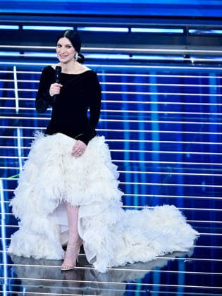 Sanremo, 76th Italian Song Festival. Third Night. Pictured: Laura Pausini  Copyright: xMaurizioxD Avanzox xipa-agency.netx xPoolxSanremox02x IPA_Agency_IPA72064564