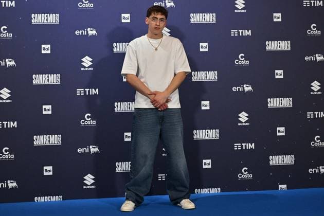 Photo IPP Felice De Martino Sanremo 26 02 2026 76th Italian Song Festival In the photo Tredici Pietro Italy Photo Press World Copyright