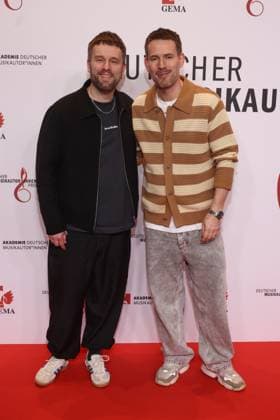 17 German Music Authors Prize 2026 Kristoffer Hünecke, Johannes Strate 17 German Music Authors Prize 2026, The Ritz Carlton, Berlin, date 26 02 2026 Copyright: xEventpress Kratschx