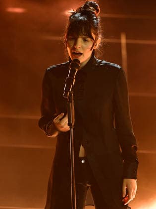 Sanremo, 76th Italian Song Festival. Third Night. Pictured: Angelica Bove  Copyright: xMaurizioxD Avanzox xipa-agency.netx xPoolxSanremox02x IPA_Agency_IPA72065776