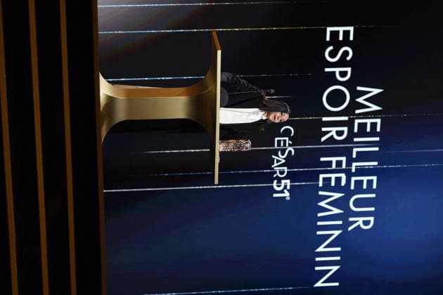 51st Cesar Ceremony Nadia Melliti with the Best Rising Star Cesar Award for the Movie ‘La Petite Dernière’ during 51st Cesar Film Awards held at l Olympia on February 26, 2026, in Paris, France. Photo by Nasser Berzane ABACAPRESS.COM Paris France  Copyright: xBerzanexNasser ABACAx