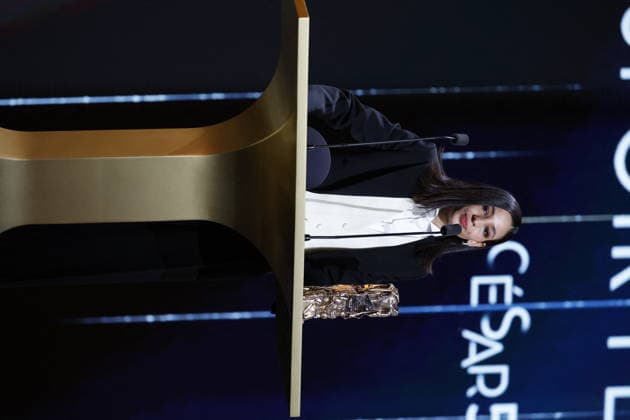 51st Cesar Ceremony Nadia Melliti with the Best Rising Star Cesar Award for the Movie ‘La Petite Dernière’ during 51st Cesar Film Awards held at l Olympia on February 26, 2026, in Paris, France. Photo by Nasser Berzane ABACAPRESS.COM Paris France  Copyright: xBerzanexNasser ABACAx