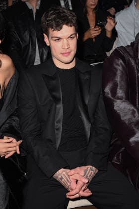 Milan, Milan Women s Fashion Week Fall Winter 2026 27 - Women s Fashion, Fall Winter 2026 27 - Emporio Armani fashion show - front row in the photo: Blanco  Copyright: xSimonaxChiocciax xipa-agency.netx xFotosickix IPA_Agency_IPA72066000