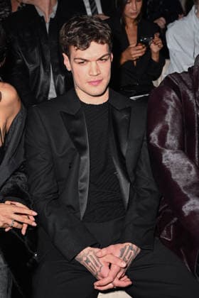 Milan, Milan Women s Fashion Week Fall Winter 2026 27 - Women s Fashion, Fall Winter 2026 27 - Emporio Armani fashion show - front row in the photo: Blanco  Copyright: xSimonaxChiocciax xipa-agency.netx xFotosickix IPA_Agency_IPA72066019