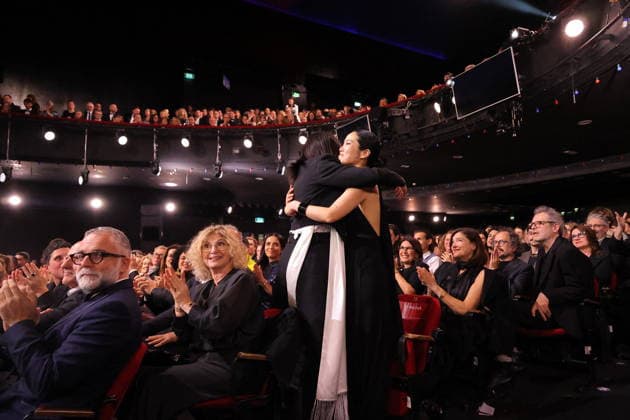 51st Cesar Ceremony Nadia Melliti during the 51st Cesar Film Awards held at l Olympia on February 26, 2026, in Paris, France. Photo by Nasser Berzane ABACAPRESS.COM Paris France  Copyright: xBerzanexNasser ABACAx