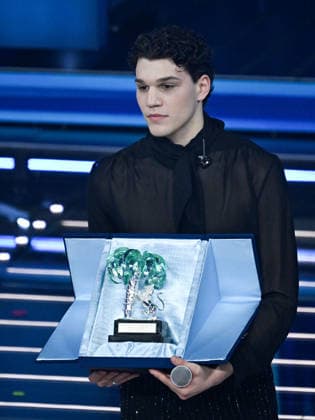 Sanremo, 76th Italian Song Festival. Third Night. Pictured: Niccolò Filipucci wins Sanremo Giovani.  Copyright: xMaurizioxD Avanzox xipa-agency.netx xPoolxSanremox02x IPA_Agency_IPA72065505
