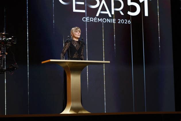 51st Cesar Ceremony Marina Fois during the 51st Cesar Film Awards held at l Olympia on February 26, 2026, in Paris, France. Photo by Nasser Berzane ABACAPRESS.COM Paris France  Copyright: xBerzanexNasser ABACAx
