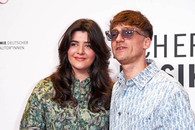 Yanek Stärk with girlfriend at the 17 GERMAN MUSIC AUTHORINNEN PRIZE at The Ritz Carlton in Berlin on 26 02 2026