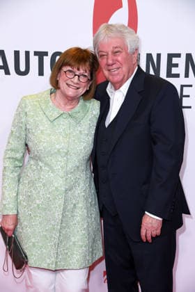 Rolf Zuckowski with his wife Monika Zuckowski at the 17 GERMAN MUSIC AUTHORINNEN PRIZE at The Ritz Carlton in Berlin on 26 02 2026