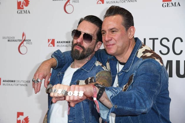 The BossHoss Alec Voelkel, Sascha Vollmer at the 17 GERMAN MUSIC AUTHORS AWARD at The Ritz Carlton in Berlin on 26 02 2026