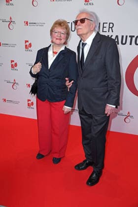 York Höller with wife Maria Brückner at the 17 GERMAN MUSIC AUTHORINNEN PRIZE at The Ritz Carlton in Berlin on 26 02 2026