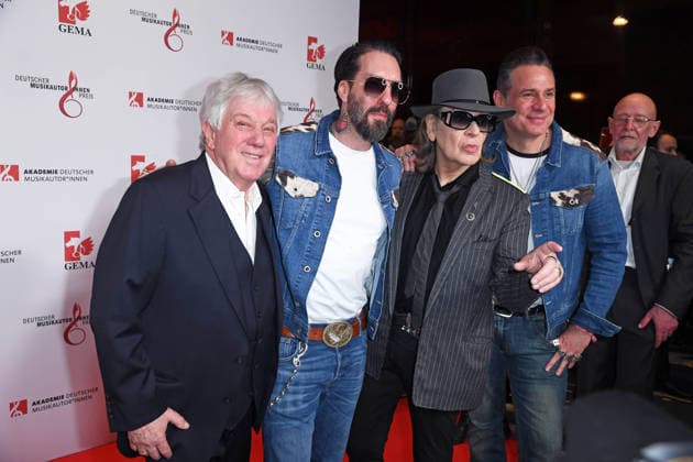 Rolf Zuckowski, Udo Lindenberg, The BossHoss Alec Voelkel, Sascha Vollmer at the 17 GERMAN MUSIC AUTHORINNEN PRIZE at The Ritz Carlton in Berlin on 26 02 2026