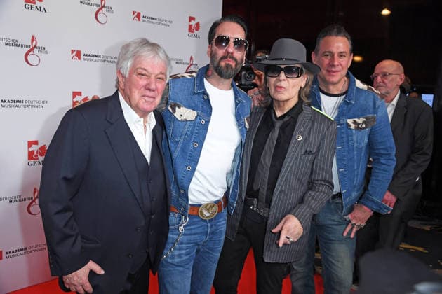 Rolf Zuckowski, Udo Lindenberg, The BossHoss Alec Voelkel, Sascha Vollmer at the 17 GERMAN MUSIC AUTHORINNEN PRIZE at The Ritz Carlton in Berlin on 26 02 2026