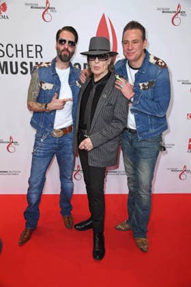 Udo Lindenberg, The BossHoss Alec Voelkel, Sascha Vollmer at the 17 GERMAN MUSIC AUTHORS AWARD at The Ritz Carlton in Berlin on 26 02 2026