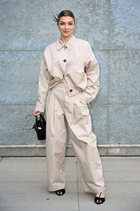 Milan, Milan Women s Fashion Week Fall Winter 2026 27 - Women s Fashion, Fall Winter 2026 27 - Emporio Armani fashion show - arrivals in the photo: Valentina Turchetto  Copyright: xSimonaxChiocciax xipa-agency.netx xFotosickix IPA_Agency_IPA72066768