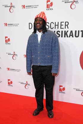 Jonny Mahoro at the 17 GERMAN MUSIC AUTHORINNEN PRIZE at The Ritz Carlton in Berlin on 26 02 2026
