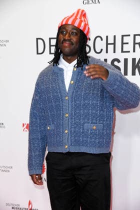 Jonny Mahoro at the 17 GERMAN MUSIC AUTHORINNEN PRIZE at The Ritz Carlton in Berlin on 26 02 2026