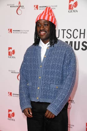 Jonny Mahoro at the 17 GERMAN MUSIC AUTHORINNEN PRIZE at The Ritz Carlton in Berlin on 26 02 2026