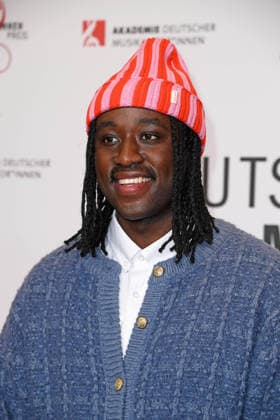 Jonny Mahoro at the 17 GERMAN MUSIC AUTHORINNEN PRIZE at The Ritz Carlton in Berlin on 26 02 2026