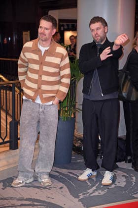 Revolverheld Johannes Strate, Kristoffer Kris Hünecke at the 17 GERMAN MUSIC AUTHORINNENPREIS at The Ritz Carlton in Berlin on 26 02 2026