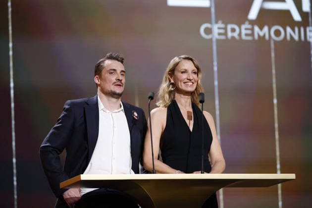 51st Cesar Ceremony Pierre Lottin and Alexandra Lamy during the 51st Cesar Film Awards held at l Olympia on February 26, 2026, in Paris, France. Photo by Nasser Berzane ABACAPRESS.COM Paris France  Copyright: xBerzanexNasser ABACAx