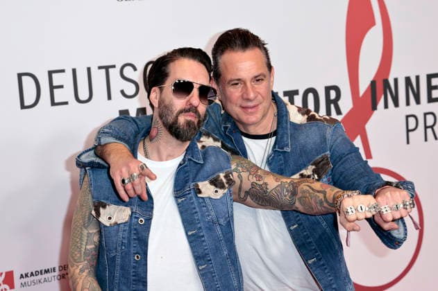 Alec Völkel and Sascha Vollmer from The BossHoss at the 17 German Music Authors Award of GEMA 2026 at The Ritz Carlton Hotel Berlin, 26 02 2026 Foto:xS.xGabschx xFuturexImagex musikautorenpreis_6238