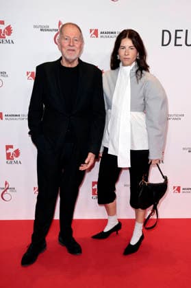 Dieter Gorny and Balbina at the 17 German Music Authors Prize of GEMA 2026 at The Ritz Carlton Hotel Berlin, 26 02 2026 Foto:xS.xGabschx xFuturexImagex musikautorenpreis_6269