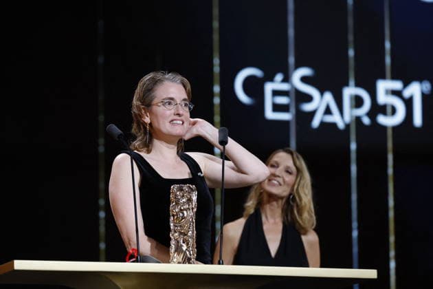 51st Cesar Ceremony Lise Fischer with the Best Best Visual Effect Cesar Award for Movie L’inconnu De La Grande Arche during 51st Cesar Film Awards held at l Olympia on February 26, 2026, in Paris, France. Photo by Nasser Berzane ABACAPRESS.COM Paris France  Copyright: xBerzanexNasser ABACAx